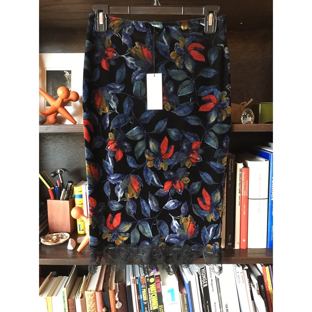 ASTR velvet pencil skirt, NWT